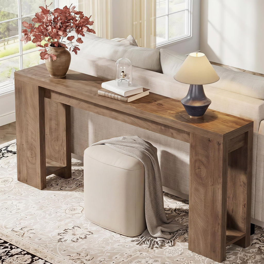 70.9-Inch Light Brown Console Table D502826