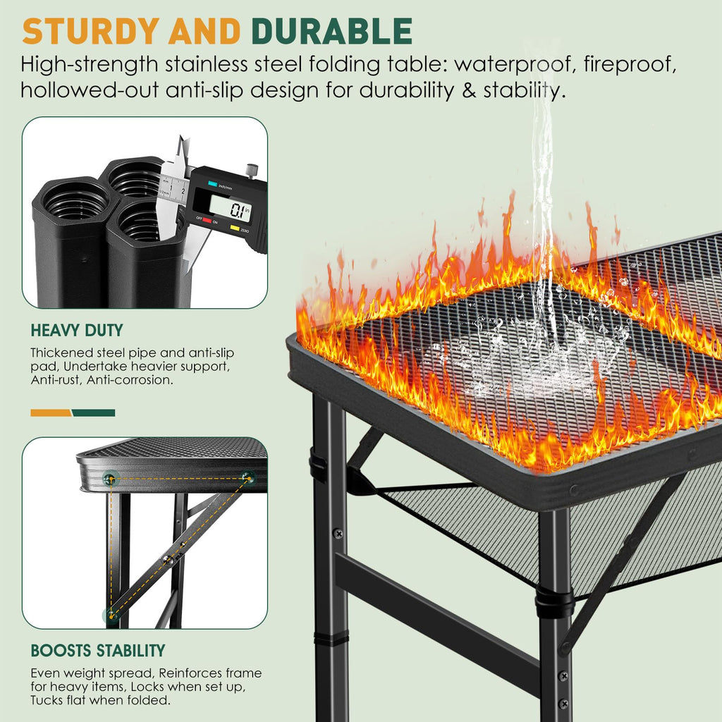 3ft Aluminum Folding Camping Table N4737