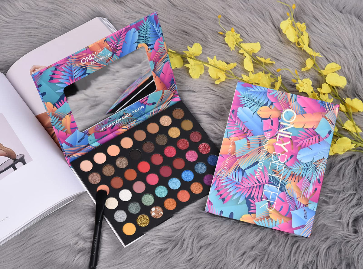 48 Colors Shimmer Glitter Eyeshadow Palette B45075
