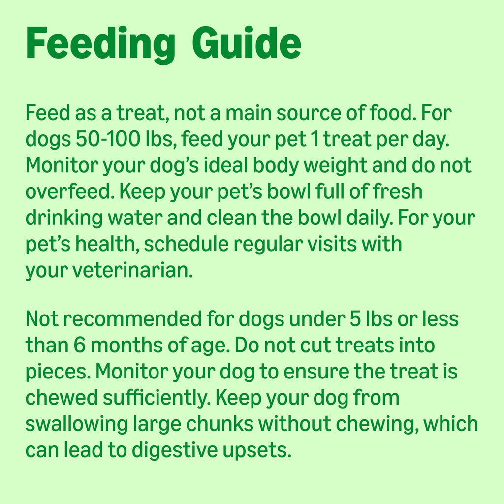 Unflavored Dental Dog Treats, 24 Count J34263