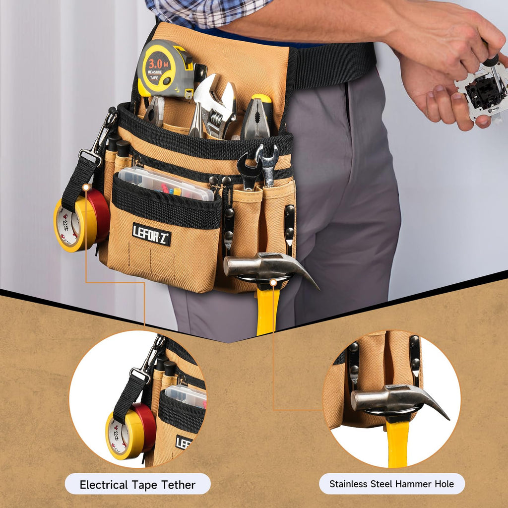 Tool Belt with Magnetic Tool Pouch Y1036