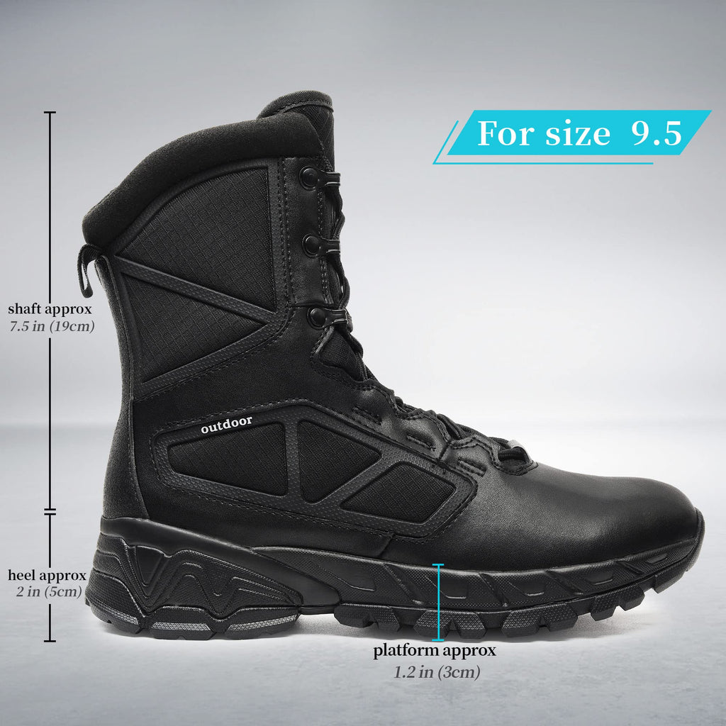 Lightweight Side Zipper Tactical Work Boots M63638