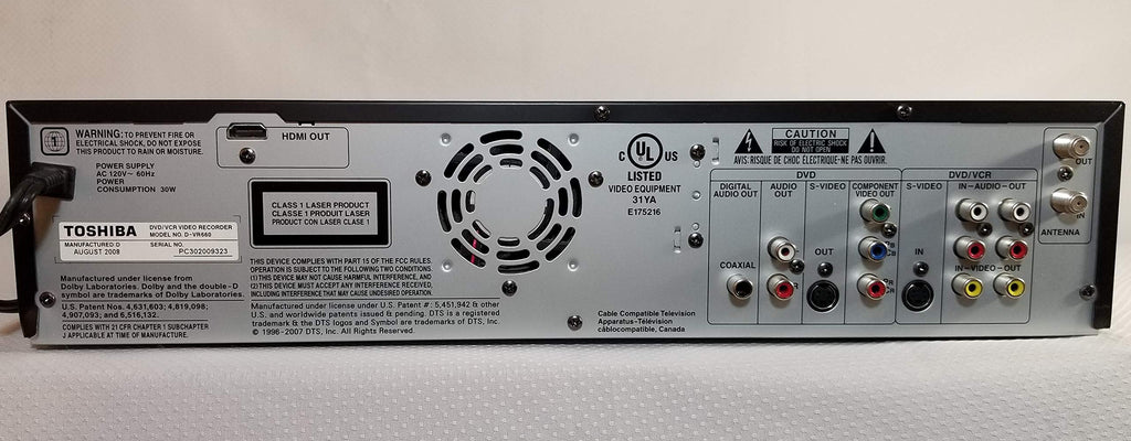 1080p Upconverting VHS DVD Recorder J993