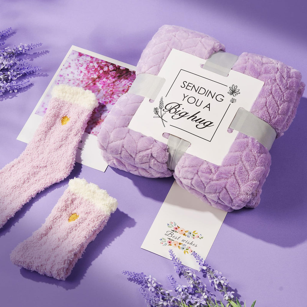 Flannel Blanket Spa Care Package F45866