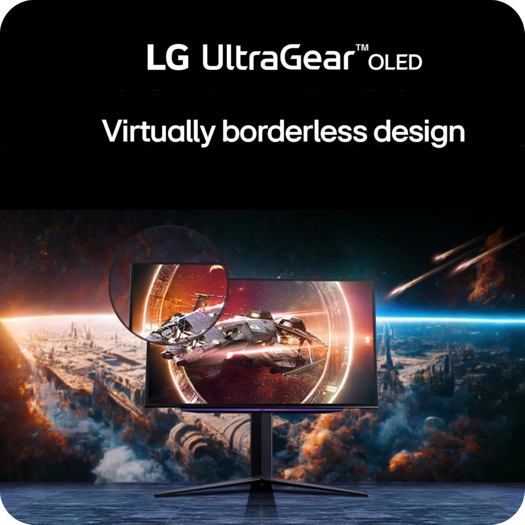 27-inch OLED Gaming Monitor QHD 1440p 240Hz Black Q602066