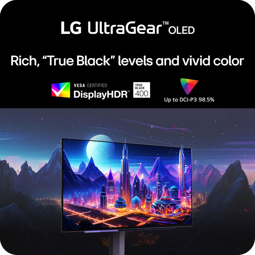 27-inch OLED Gaming Monitor QHD 1440p 240Hz Black Q602066