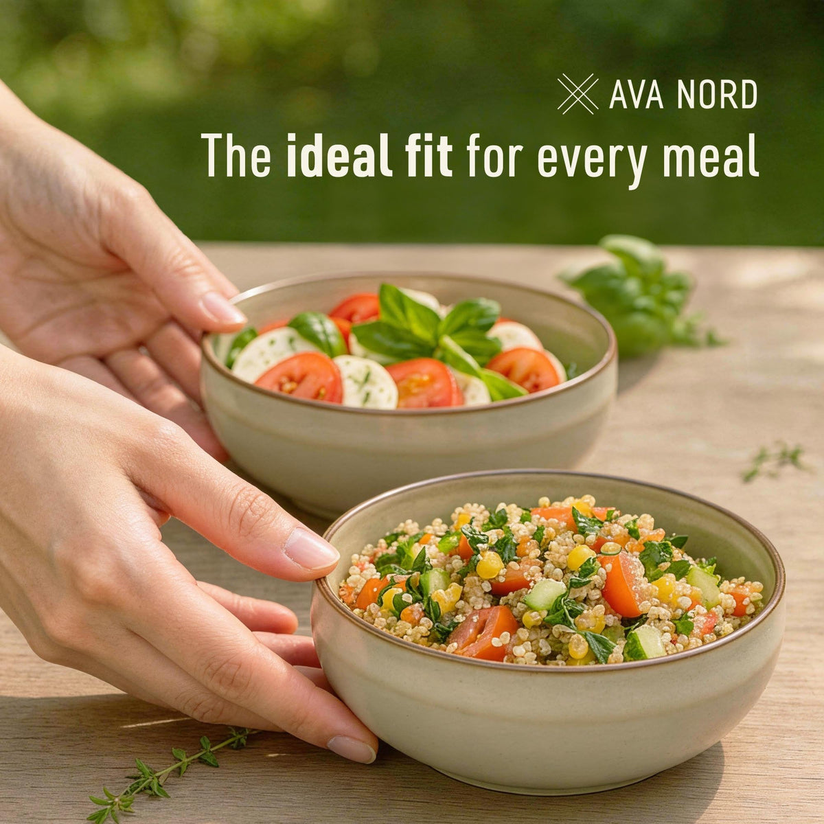 Stoneware Ceramic Cereal Bowls Set of 4, 21 oz Y89892