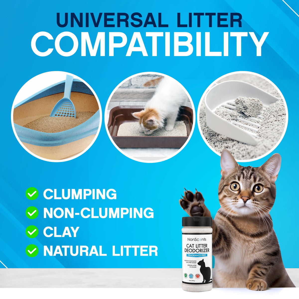 Cat Box Deodorizer 2 Pack V7708