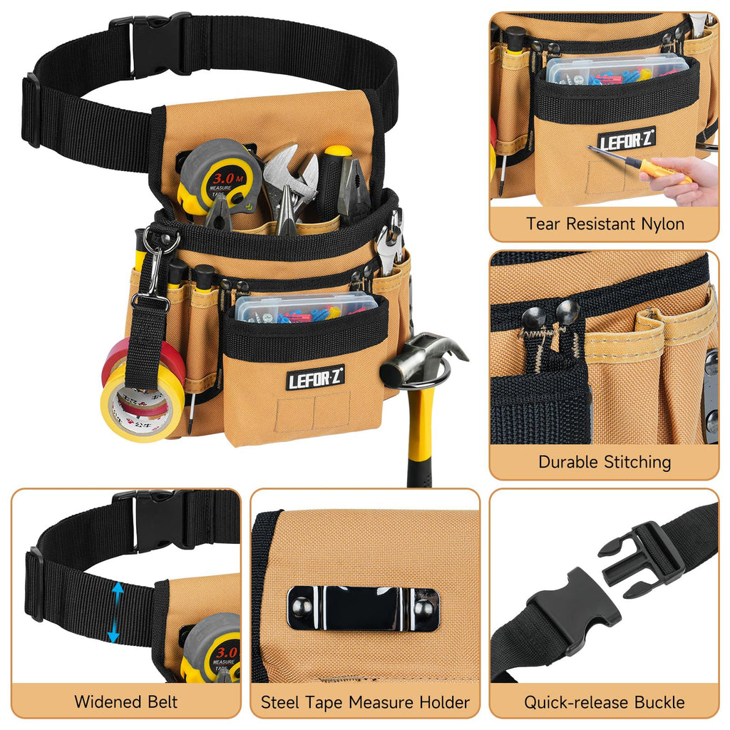 Tool Belt with Magnetic Tool Pouch Y1036