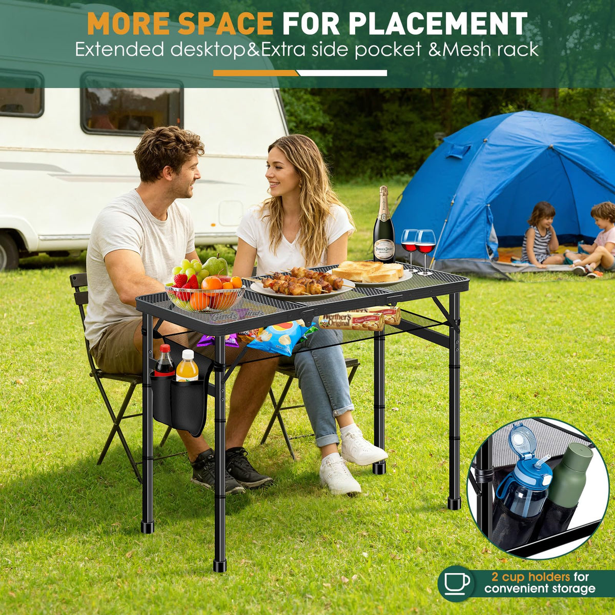 3ft Aluminum Folding Camping Table N4737