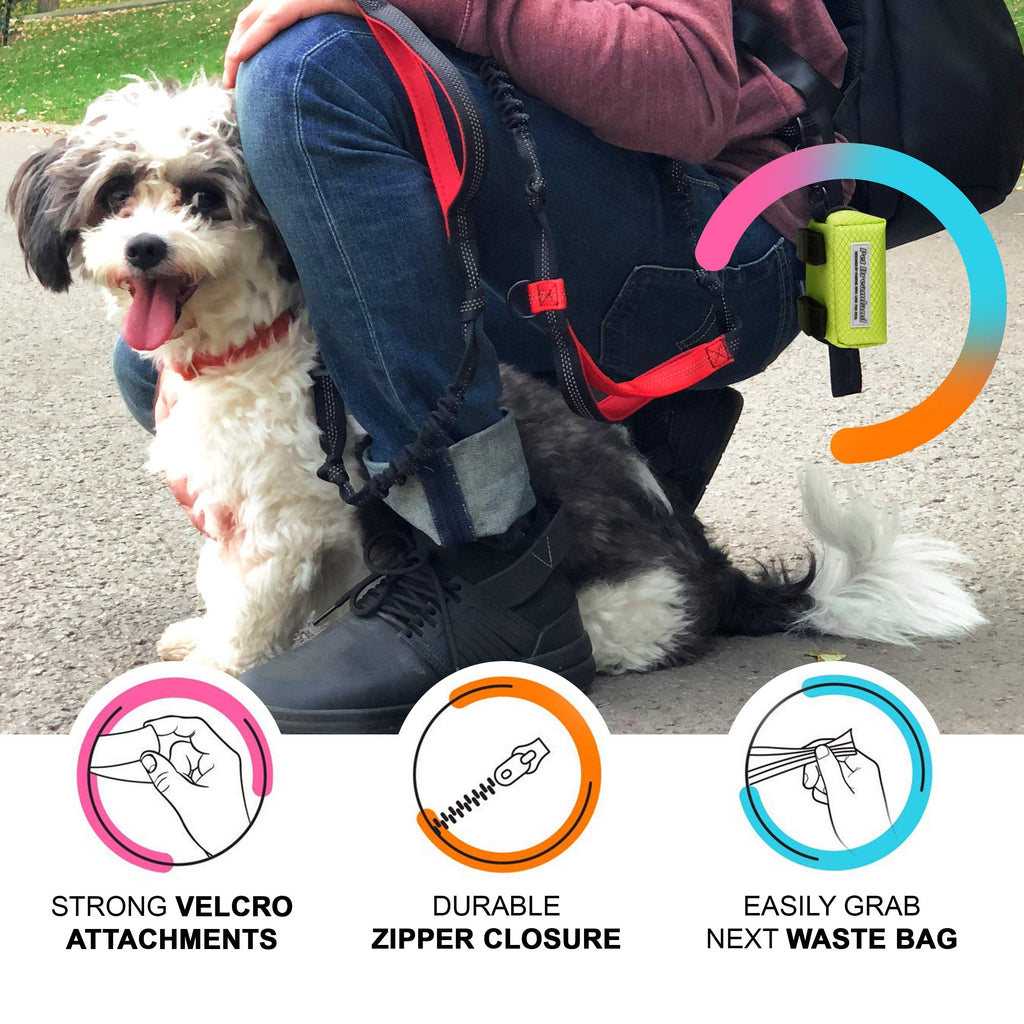 Hands Free Dog Leash with Poop Bag Dispenser C44470