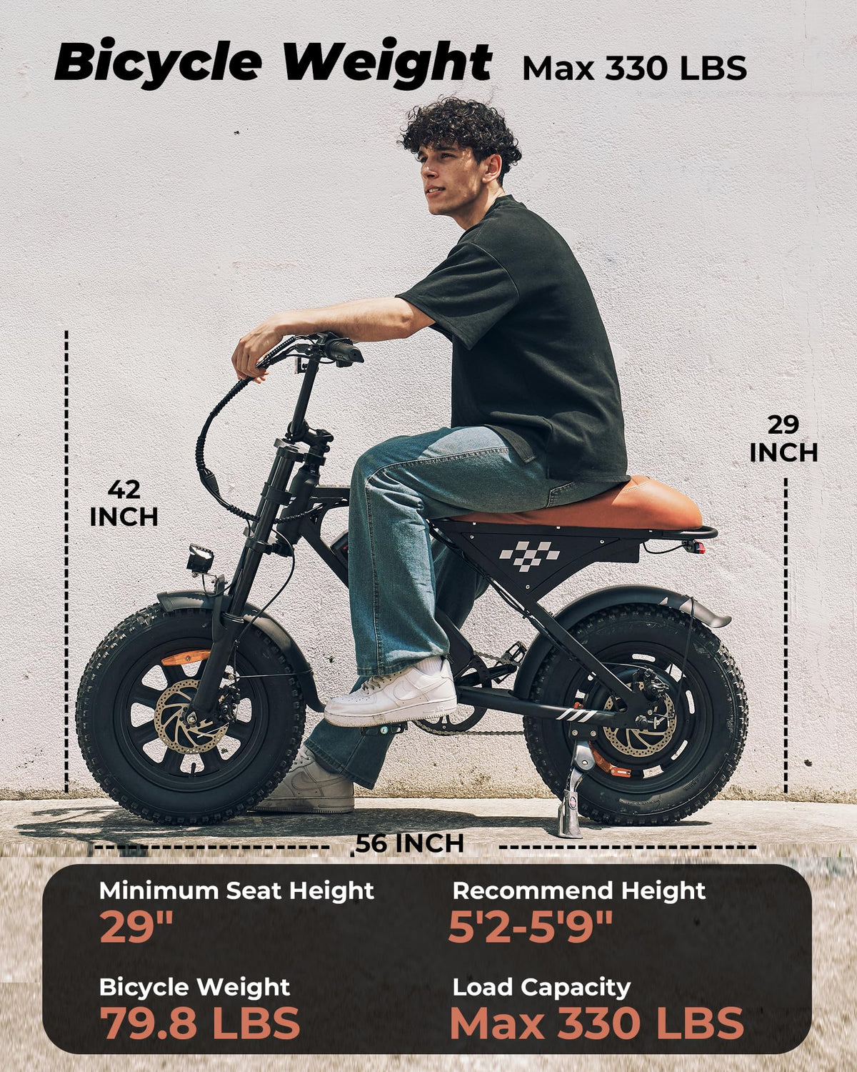 1500W Peak 16'' Fat Tire Electric Bike L402024