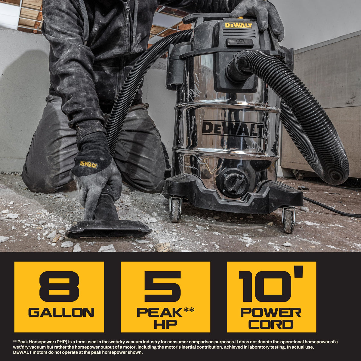 8 Gallon Wet and Dry Shop Vacuum with Blower P506382