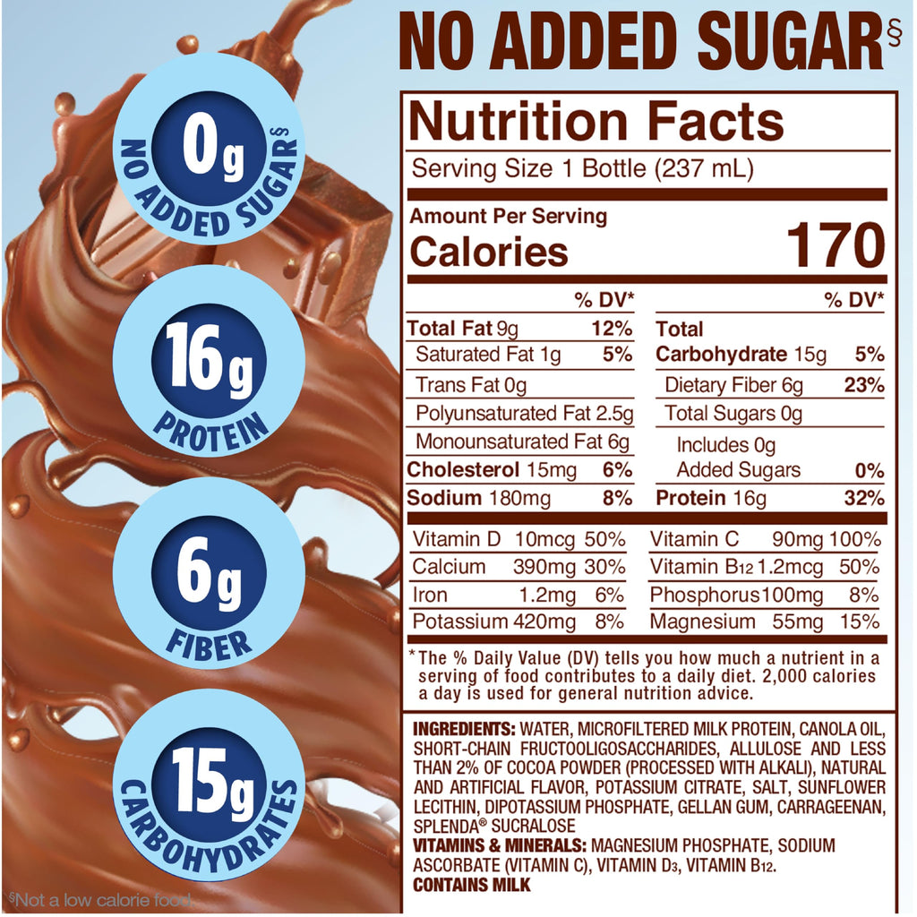 Milk Chocolate Nutrition Shakes 12 Pack C131188