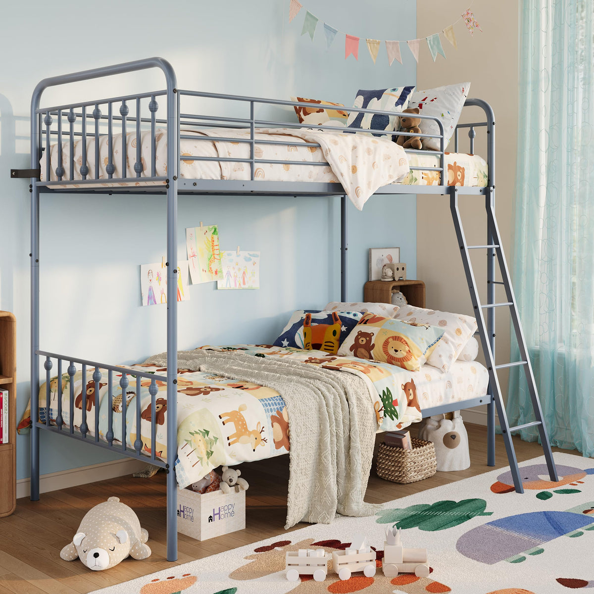 Twin Over Twin Convertible Bunk Bed X292848